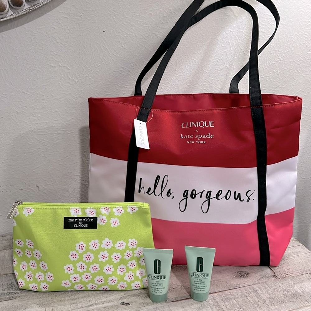 4 pc-BUNDLE-Kate Spade/Clinique Tote bag